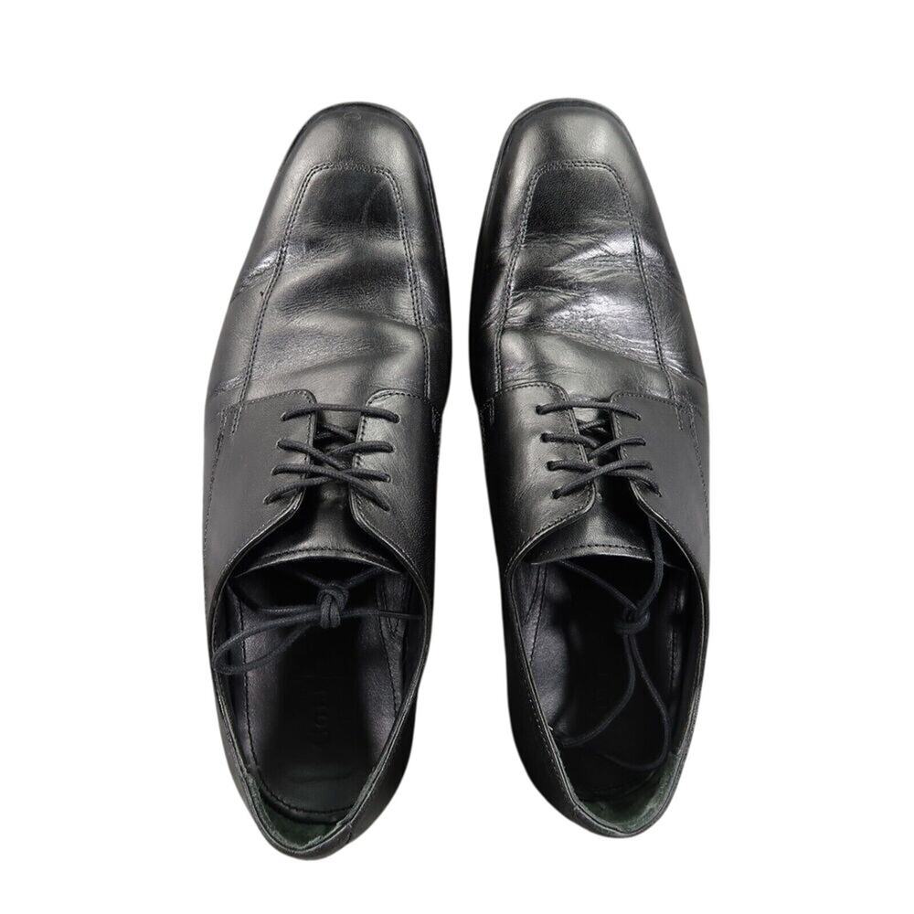 Cole Haan Shoes Mens 8.5 Oxford Classic Formal Leather Black Dress Event Lace Up - Picture 6 of 14